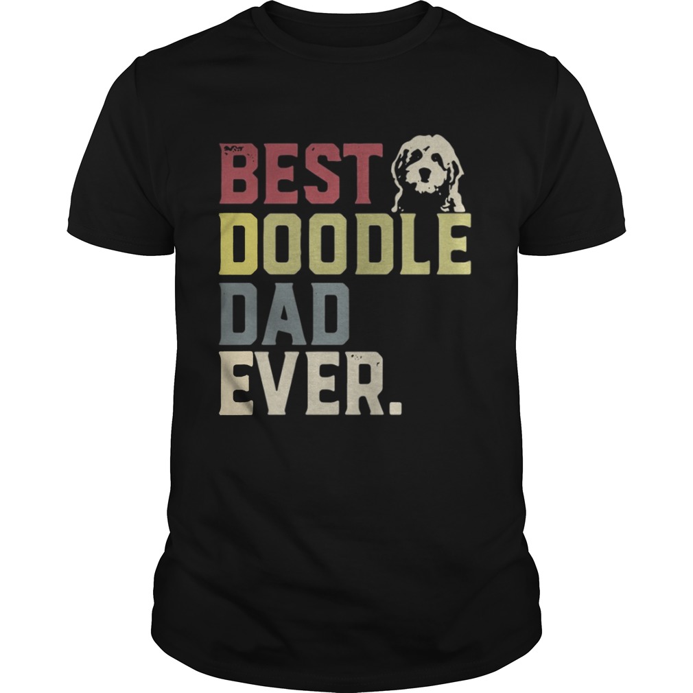 Best doodle dad ever dog shirt