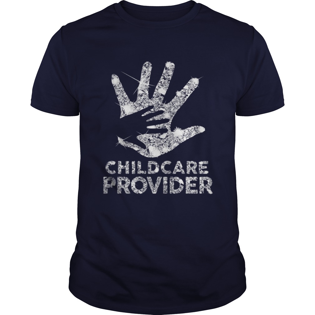 Diamond glitter Childcare Provider shirt