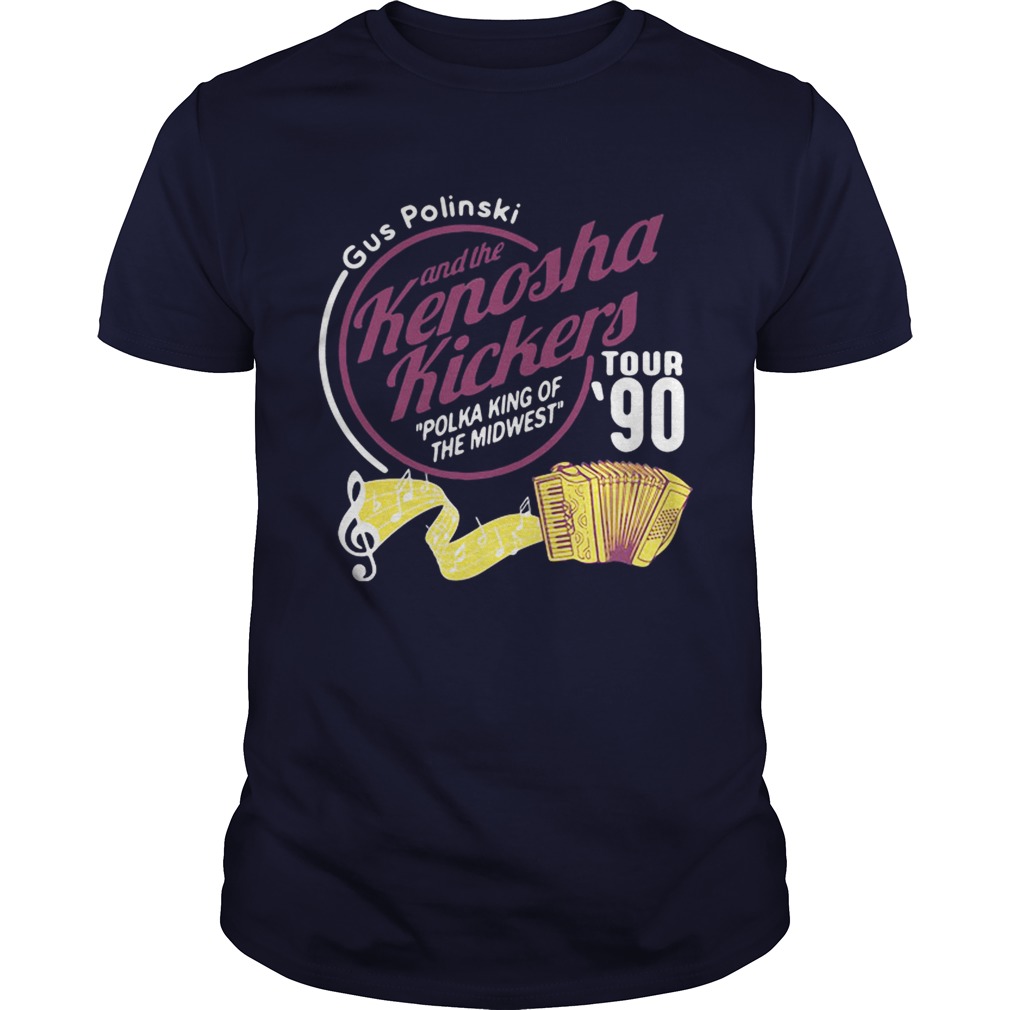 Gus Polinski and the Kenosha Kickers Polka King of the Midwest tour 90 shirt