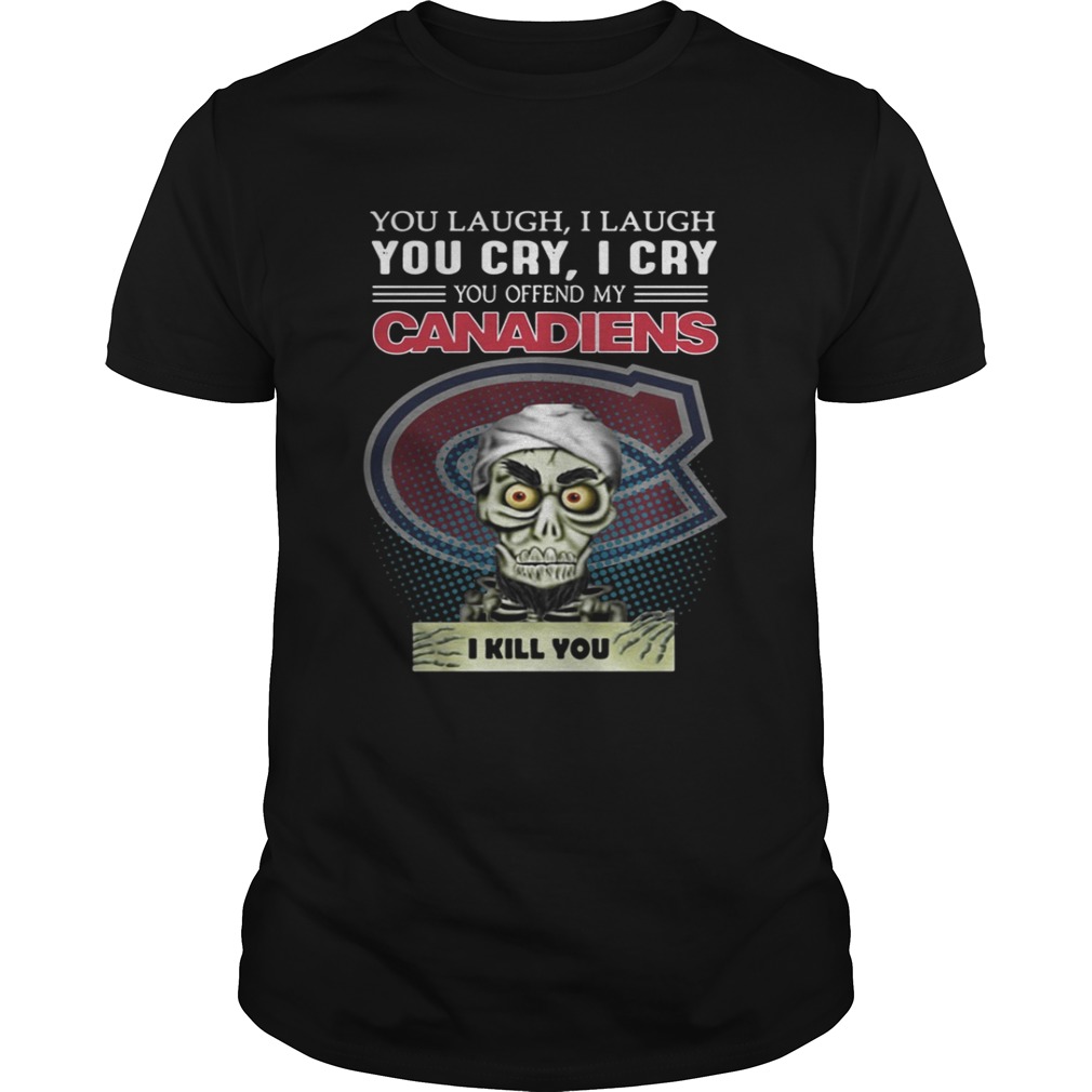 Jeff Dunham you laugh I laugh you cry I cry you offend my Canadiens shirt