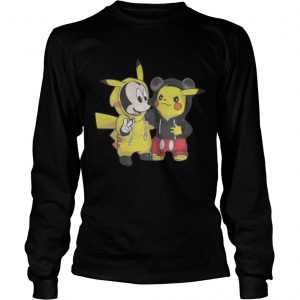 Pikachu and Mickey Longsleeve Tee