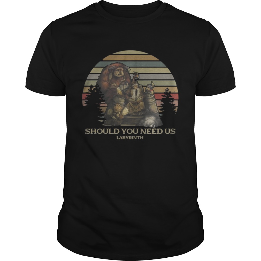 Should You Need Us Labyrinth Shirt