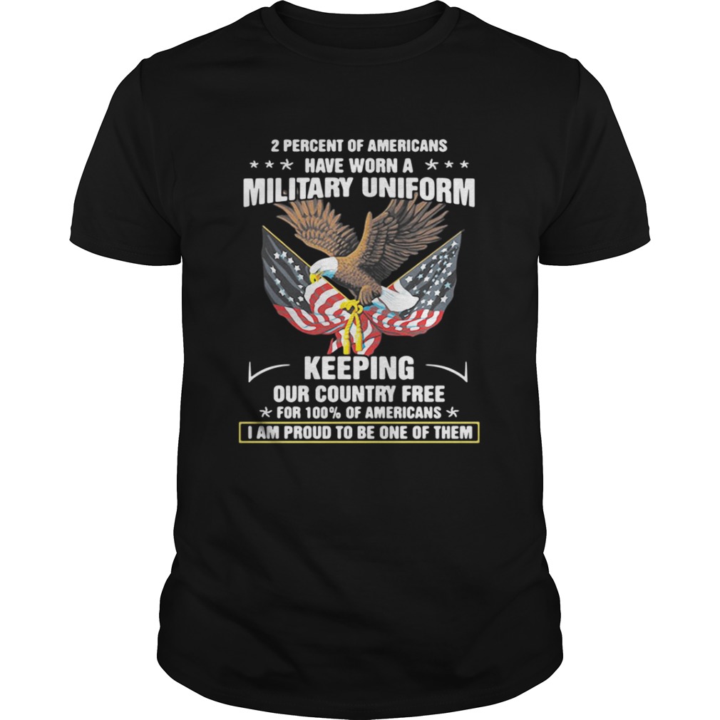 United States Department of Veterans Affairs 2 percent of Americans shirt