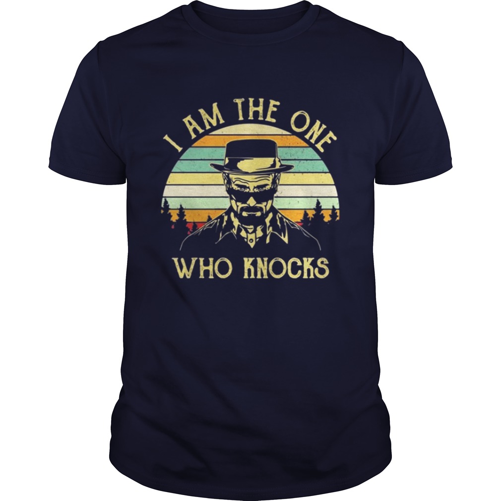 Walter White I am the one who knocks vintage shirt