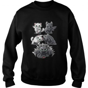 How to Train Your Dragon cat fusion bat Toothless sweatshirt