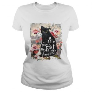 A little back cat goes with everything ladies tee