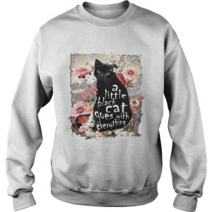 A little back cat goes with everything sweatshirt