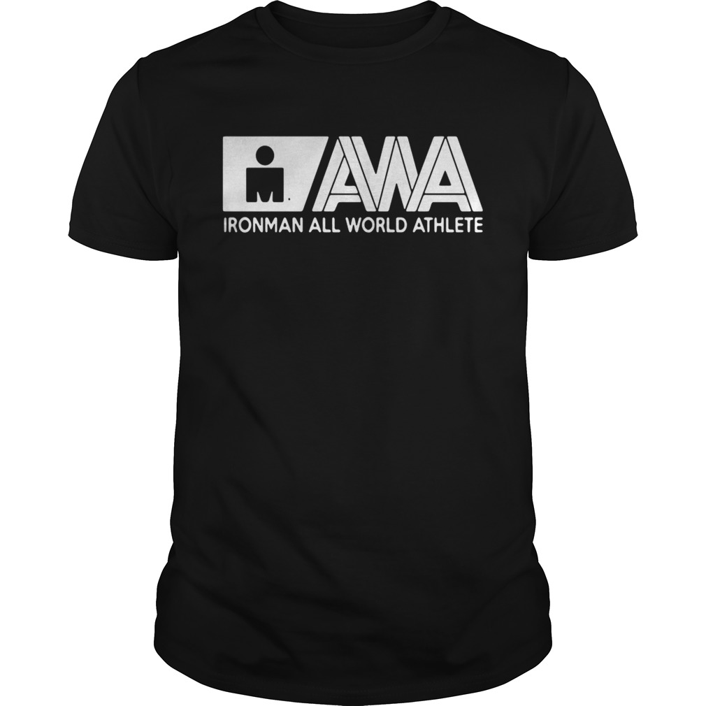 AWA Ironman all world athlete shirts