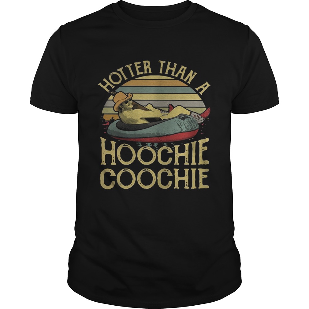 Alan Jackson hotter than a hoochie coochie retro shirts