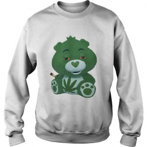 Bear green smoking Cannabis sweatshirt