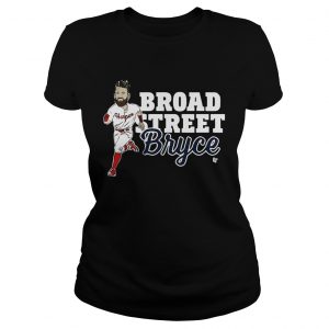 Broad Street Bryce Harper Phillies WoMen ladies tee