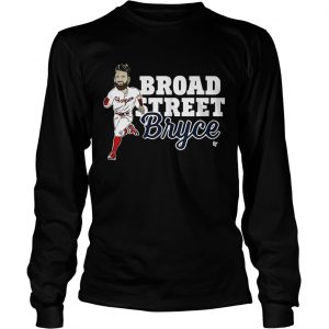 Broad Street Bryce Harper Phillies WoMen longsleeve tee