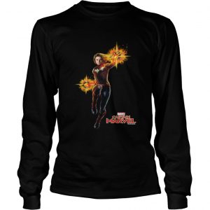 Captain Marvel punch longsleeve tee