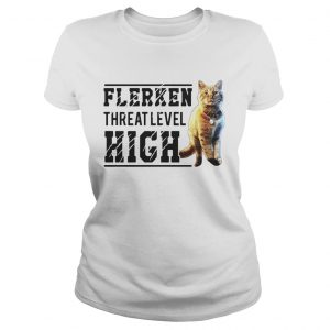 Cat Flerken Threat Level High ladies tee