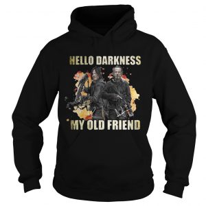 Daryl Dixon and Rick Grimes Hello Darkness My Old Friend hoodie