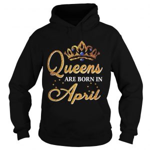 Diamond Queens are born in April hoodie