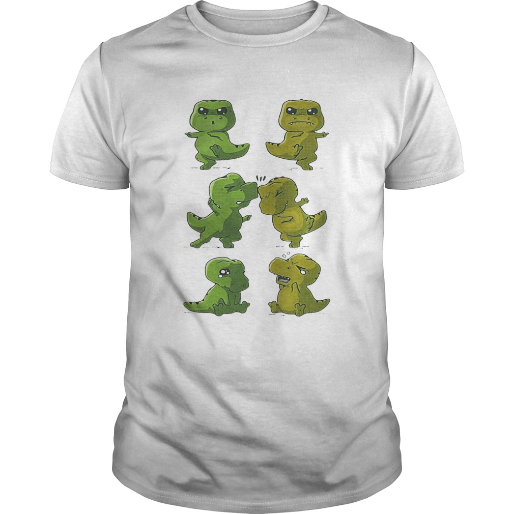 Dinosaurs T-rex fusion dance shirts