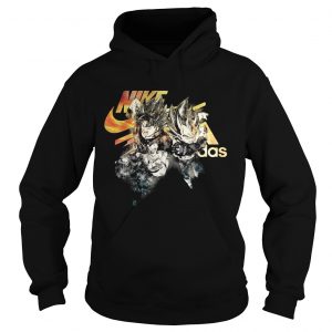 Dragon Ball Goku Nike and Vegeta Adidas hoodie