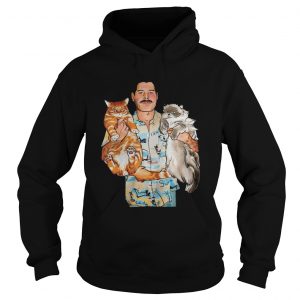 Freddie Mercury hug cats hoodie