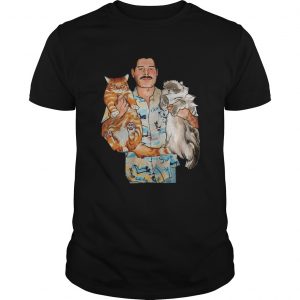 Freddie Mercury hug cats unisex