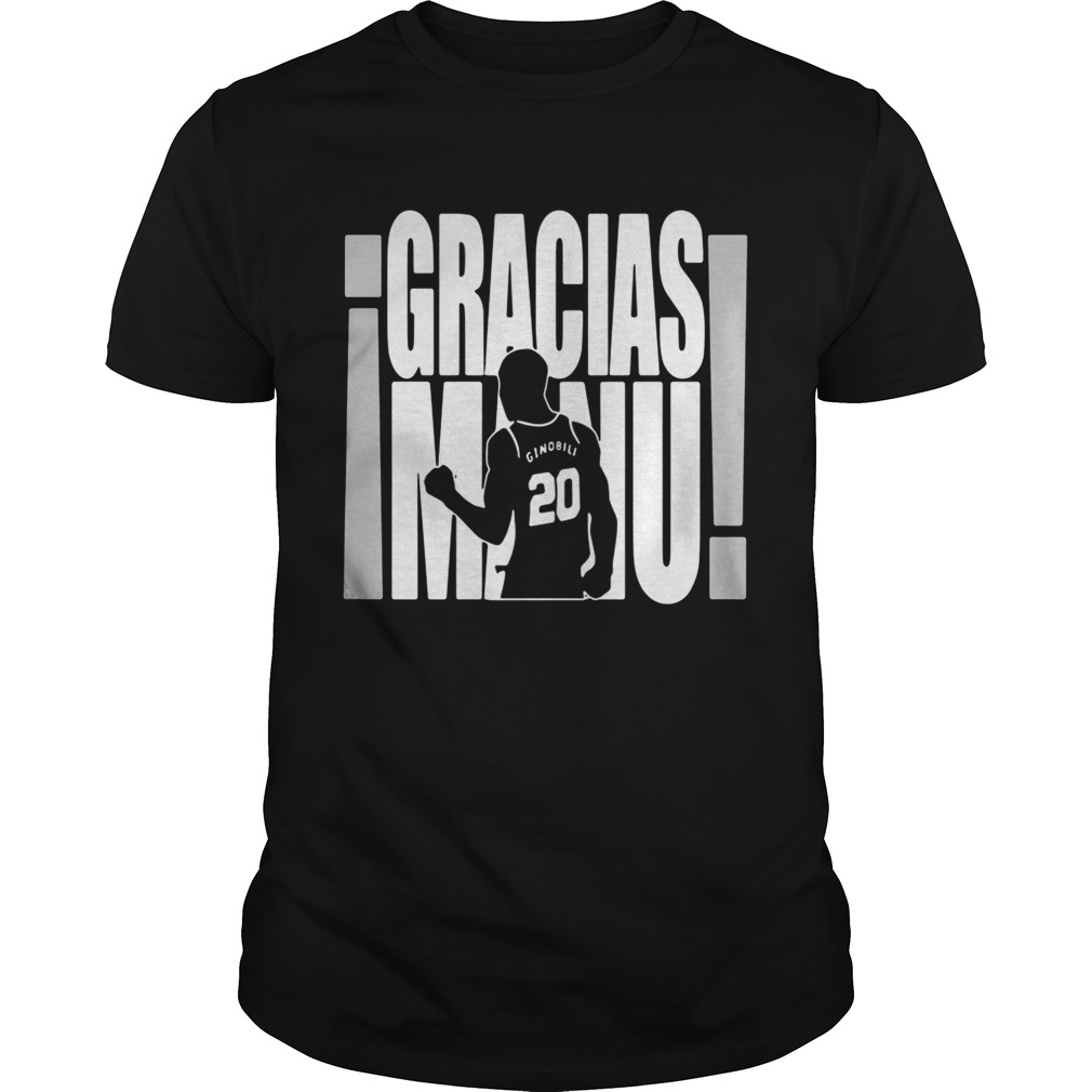 Gracias Manu Ginobili 20 shirts