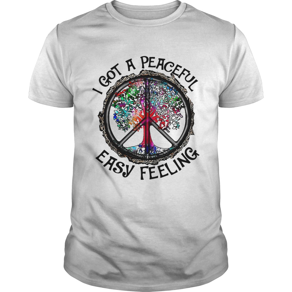 Hippie tree I got a peaceful easy feeling shirt