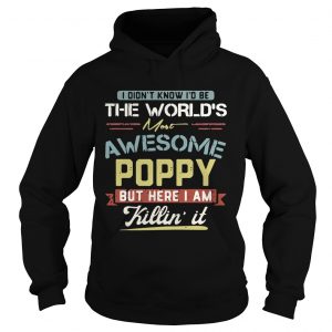 I didnt know Id be the worlds most awesome Poppy but here I am killin it hoodie