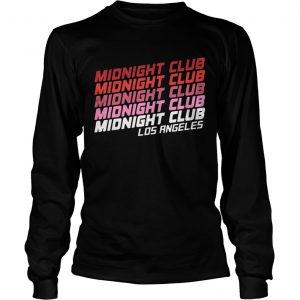 Midnight club Los Angeles longsleeve tee