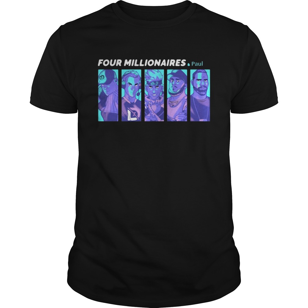 Ninja Charity Four Millionaires And Paul shirts