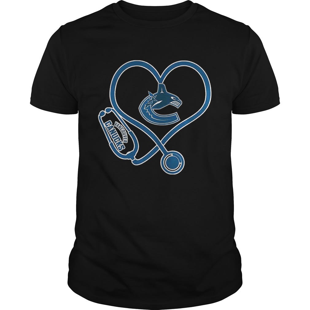 Nurse Loves Vancouver Canucks T Shirt