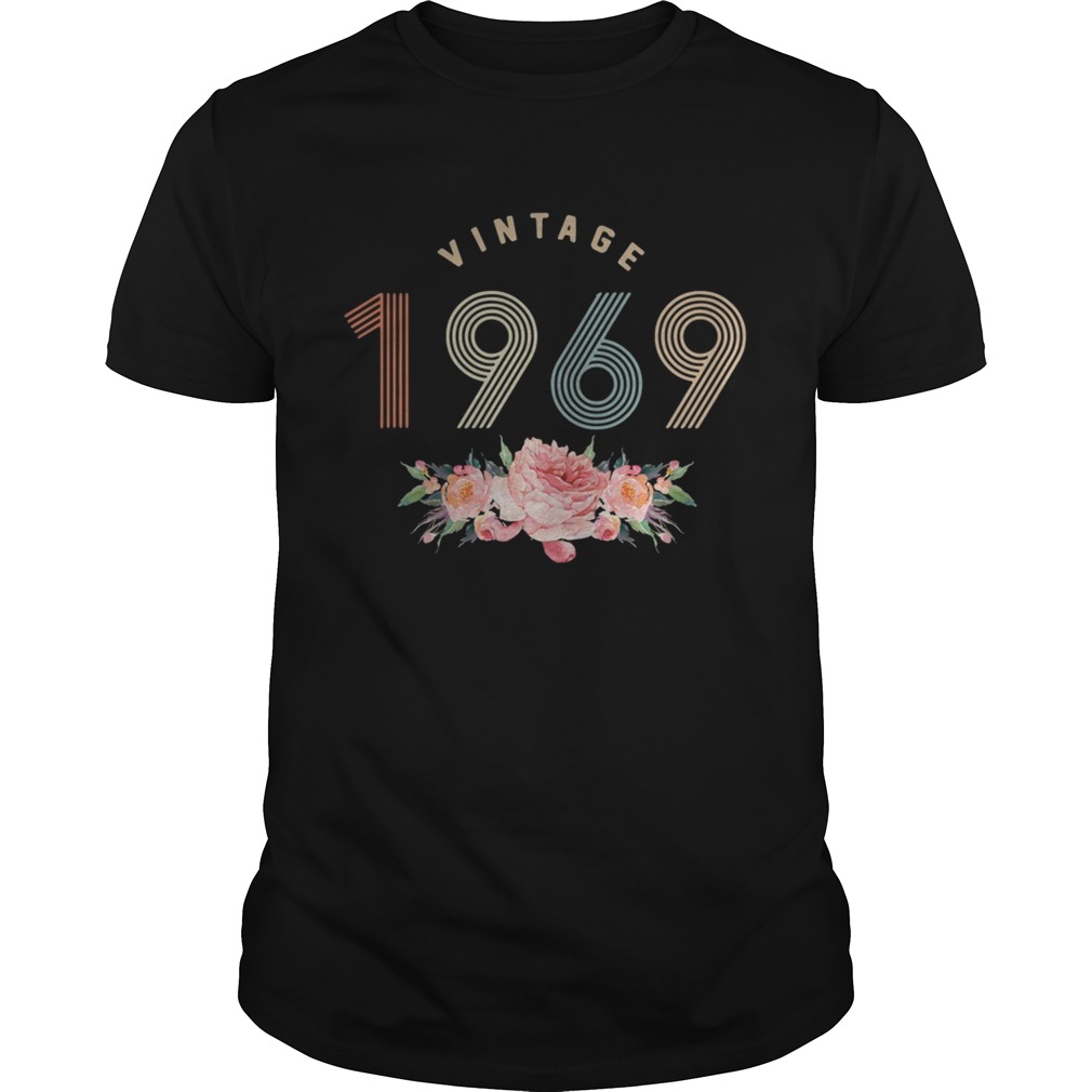 Official vintage 1969 flower shirts