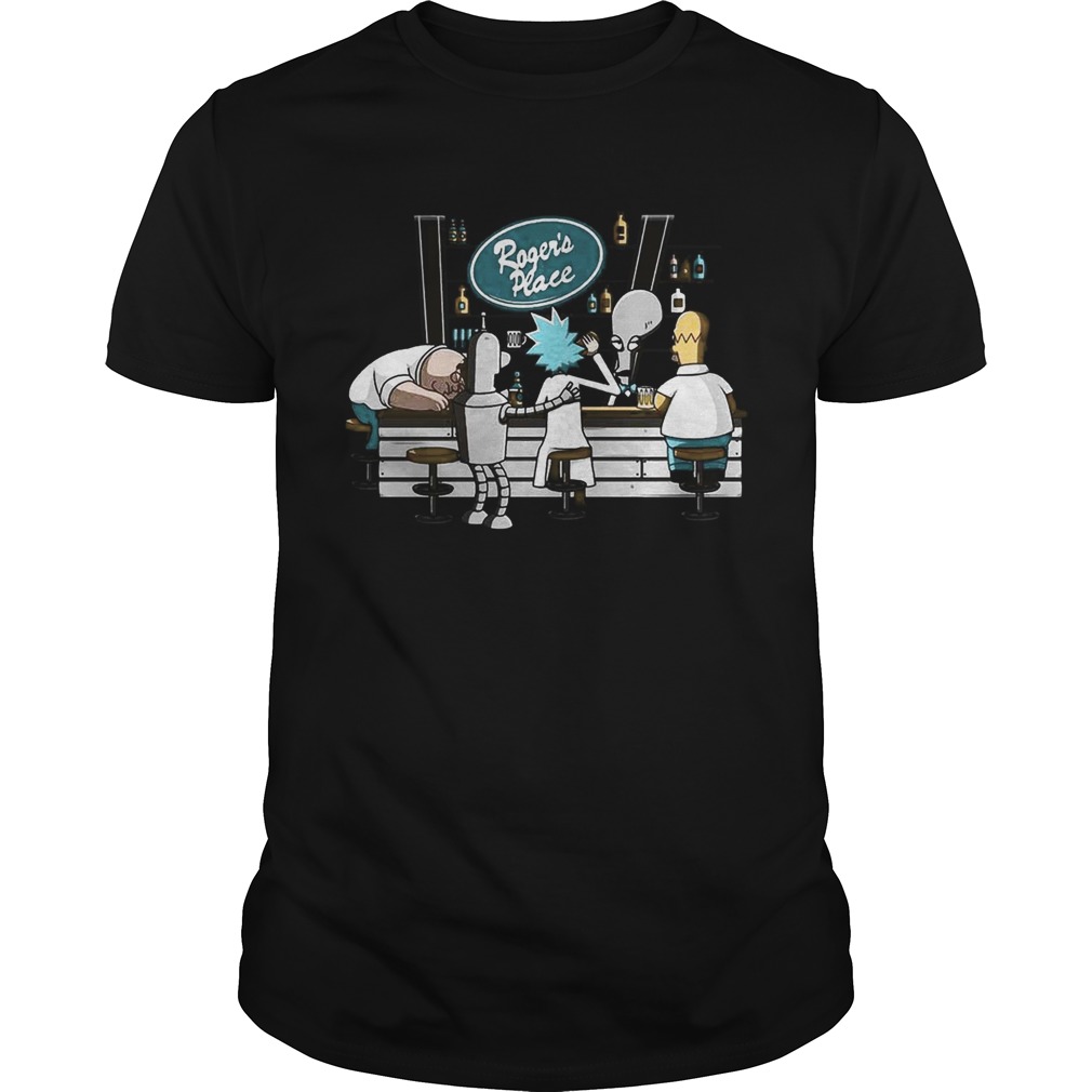 Rick morty roger place shirt