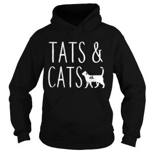 Tats and cats hoodie