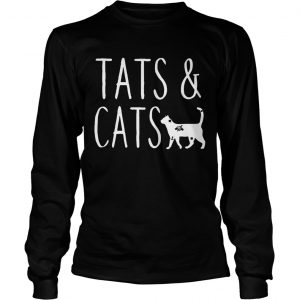 Tats and cats longsleeve tee