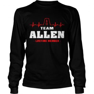 Team Allen lifetime member longsleeve tee