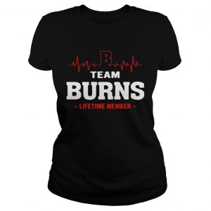 Team Burns lifetime member ladies tee