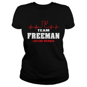 Team Freeman lifetime member ladies tee