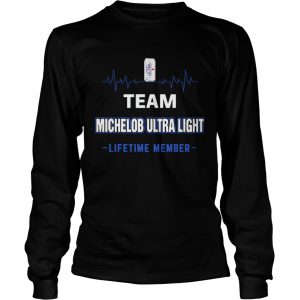 Team Michelob Ultra Light lifetime member longsleeve tee