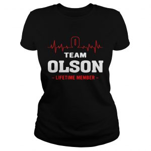 Team Olson lifetime member ladies tee