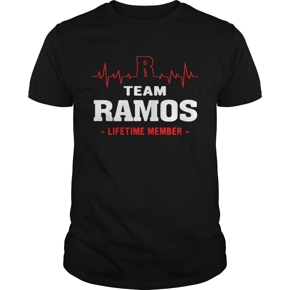 Team Ramos lifetime member shirts