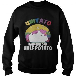 Unitato half unicorn half potato sweatshirt