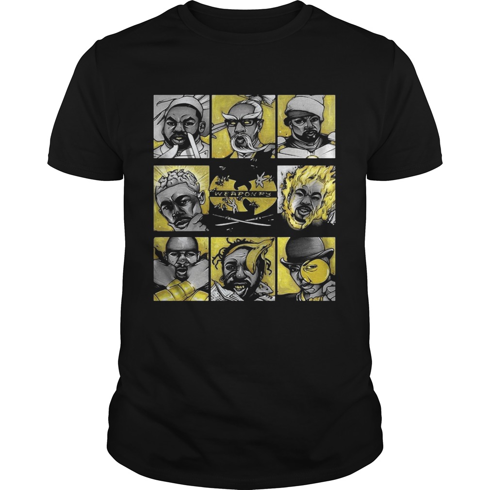 Wu-Tang Clan Weaponry shirts