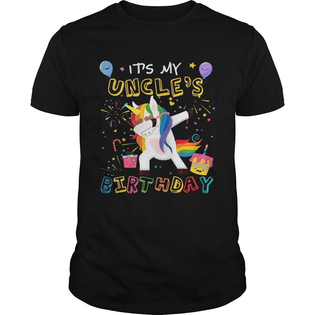 Awesome It’s My Uncle’s Birthday Funny Kid T-Shirts