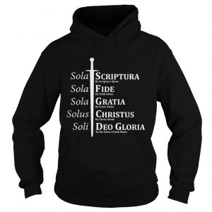 5 Solas Reformation Fide Grata ura hoodie