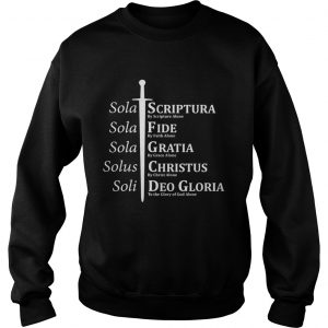 5 Solas Reformation Fide Grata ura sweatshirt