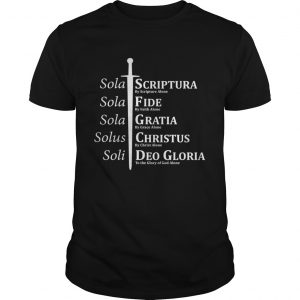 5 Solas Reformation Fide Grata ura unisex