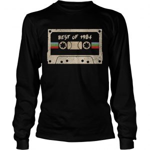 70s mix tape cassette best of 1984 longsleeve tee