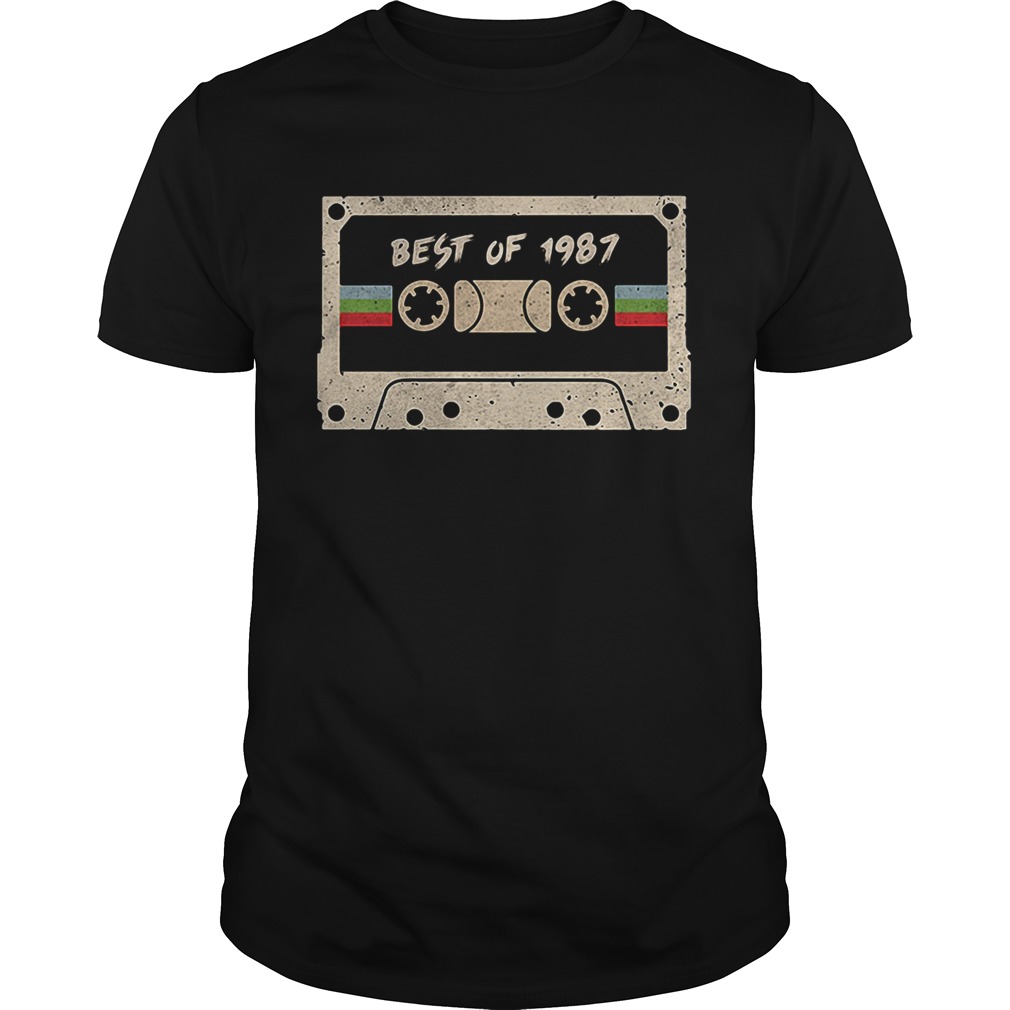 70’s mix tape cassette best of 1987 shirts