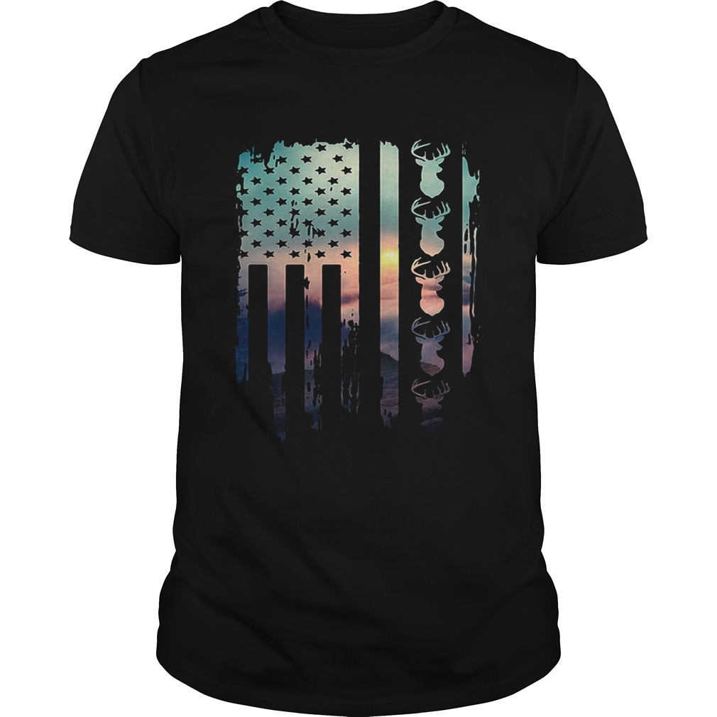 American flag hunting shirts