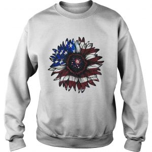 American flag sunflower sweatshirt